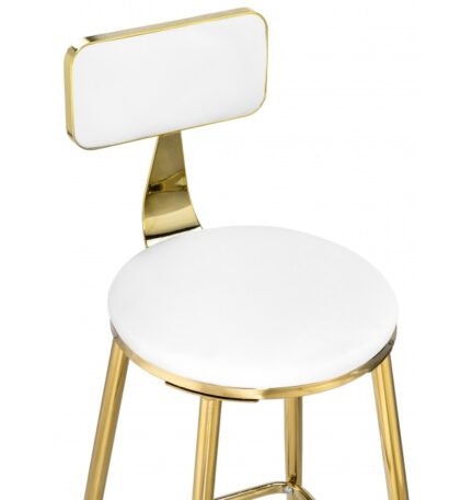 Полубарный стул Persi white / gold — фото 5