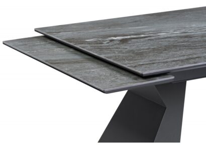 Керамический стол Денхольм 240(300)х100х75 mosco nero matt / черный — фото 5