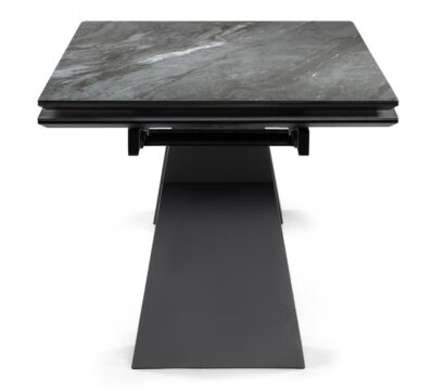 Керамический стол Денхольм 240(300)х100х75 mosco nero matt / черный — фото 2