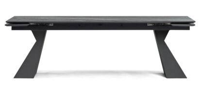 Керамический стол Денхольм 240(300)х100х75 mosco nero matt / черный — фото 3