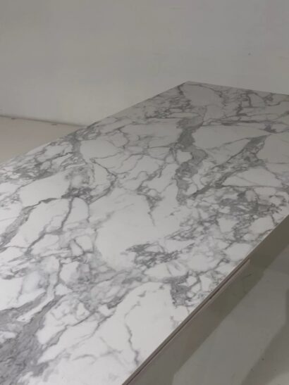 Стол ЭЗМИР (ESMIR) 180 цвет АРАБЕСКАТО (MATTE ARABESCATO SOLID CERAMIC) / ОРЕХ, ®DISAUR — фото 3