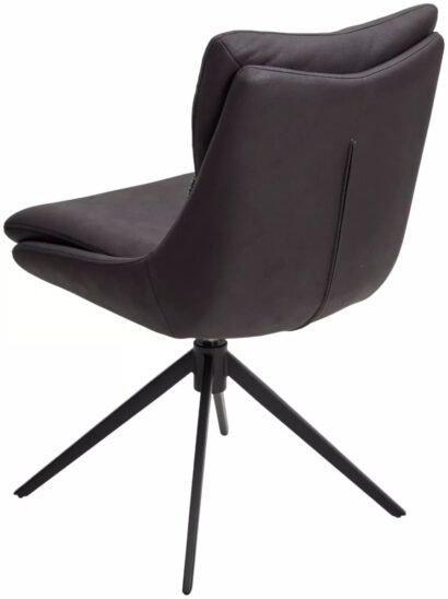 Стул LEROY 360 град. поворот Серый Maison 99# / OTE COBBLE 457 / черный каркас, ®DISAUR — фото 2