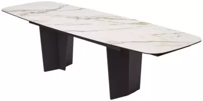 Стол МИККЕЛ (MIKKEL) 200 цвет TL-188, испанская керамика / ЧЕРНЫЙ, ®DISAUR — фото 8