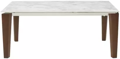 Стол ЭЗМИР (ESMIR) 180 цвет АРАБЕСКАТО (MATTE ARABESCATO SOLID CERAMIC) / ОРЕХ, ®DISAUR — фото 11