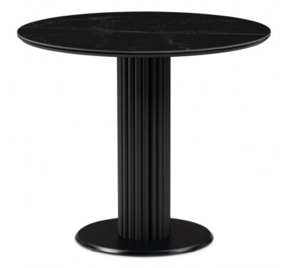Керамический стол Кэмерон 90х90х75 черный мрамор shakespeare black / черный — фото 1