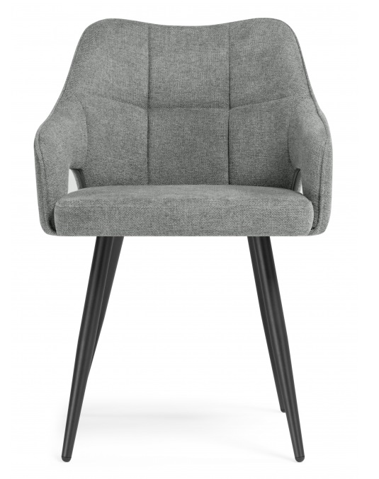 Стул на металлокаркасе Hera dark gray / black