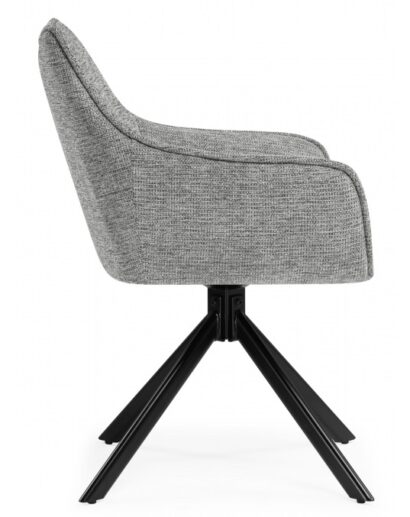 Стул на металлокаркасе Denever gray / black — фото 4