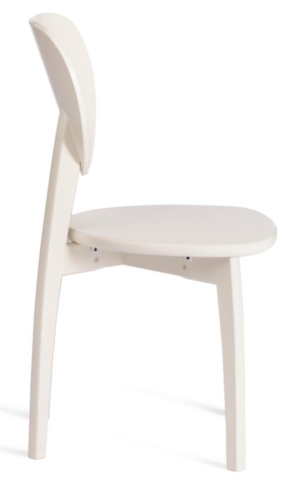 Стул ДИАМАНТ/DIAMANTE жесткое сидение бук, 42 х 42 х 85 см, ivory white — фото 8