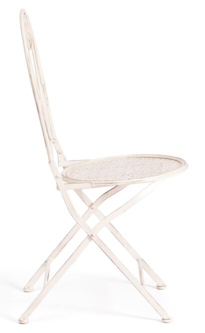 Стул Love Chair (PL08-11140) стальной сплав, античный белый, 40х47,5х94 см — фото 11
