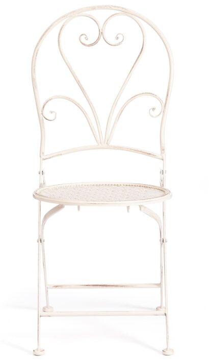 Стул Love Chair (PL08-11140) стальной сплав, античный белый, 40х47,5х94 см — фото 9