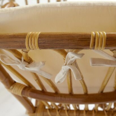 Комплект террасный AKIRA /с подушкой/ skin rattan eco, 54х60х78см / D46х40см, Natural (натуральный) — фото 11