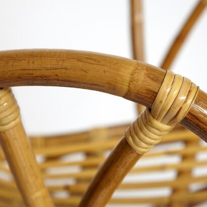 Комплект террасный AKIRA /с подушкой/ skin rattan eco, 54х60х78см / D46х40см, Natural (натуральный) — фото 4