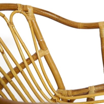Комплект террасный AKIRA /с подушкой/ skin rattan eco, 54х60х78см / D46х40см, Natural (натуральный) — фото 5