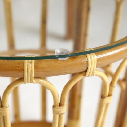 Комплект террасный AKIRA /с подушкой/ skin rattan eco, 54х60х78см / D46х40см, Natural (натуральный) — фото 6