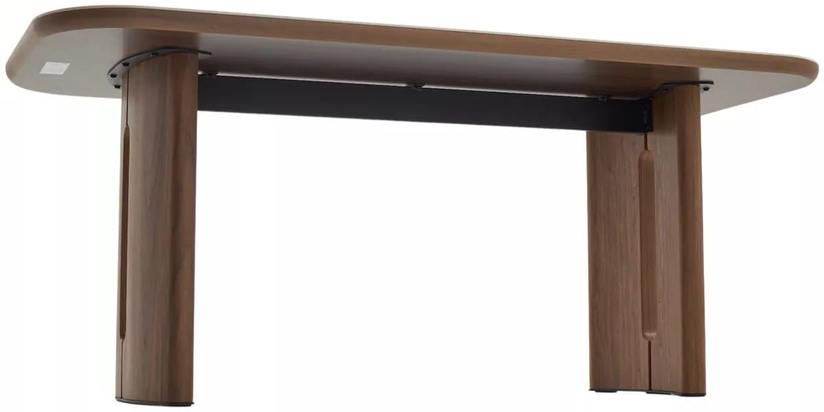 Стол БАРК (BARK) 180 цвет CA035, керамика / Орех (WALNUT), ®DISAUR