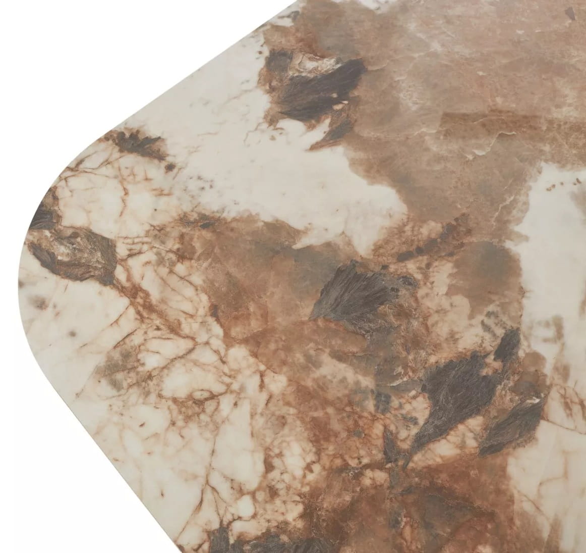 Стол БАРК (BARK) 180 цвет CA035, керамика / Орех (WALNUT), ®DISAUR