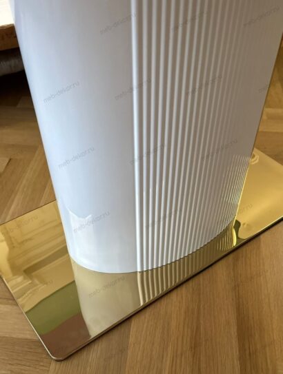 Стол обеденный Барнео BS1802-160GR, 160х90х76 см, светло-серый мрамор/золото — фото 15