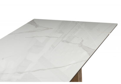 Керамический стол Бернардо 180x90 statuario titan gloss / дуб монтана — фото 3