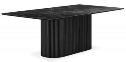 Керамический стол Ривера 220x110 flint nero sahara / черный — фото 1