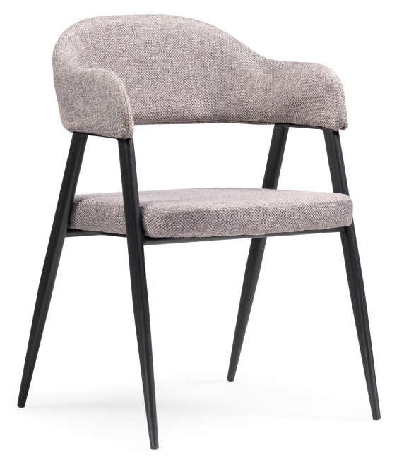 Стул на металлокаркасе Twin gray / black