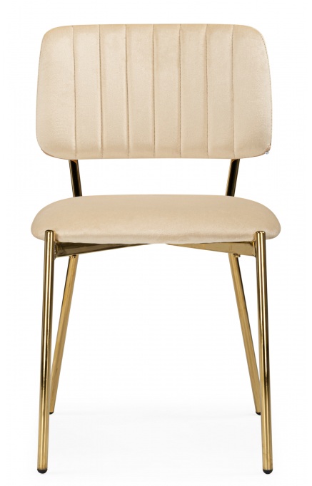 Стул на металлокаркасе Armond beige / gold