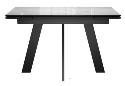 Стол DikLine DKM110 Керамика Carrara Gloss (мрамор глянец белый)/подстолье черное/опоры черные — фото 7