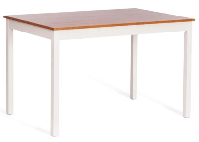 Обеденный комплект Соната (стол + 4 стула) / Sonata dining set массив сосны, стол: 120х75х73см стул :41х50х95см, антик/белый — фото 6