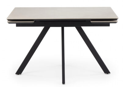 Керамический стол Вилли 120(180)х80 сarmen light grey / черный — фото 6