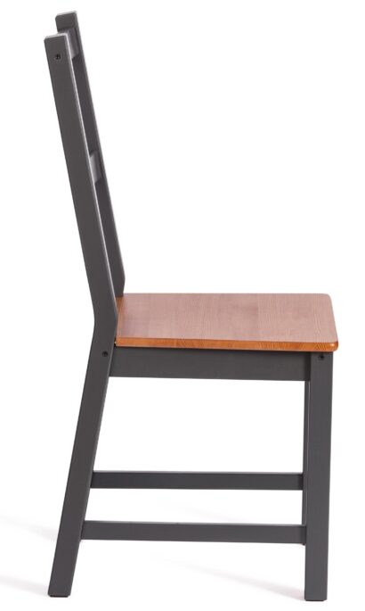 Стул Соната / Sonata chair массив сосны, 41х50х95 см, антик /графит — фото 2