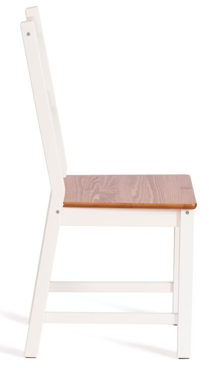 Стул Соната / Sonata chair массив сосны, 41х50х95 см, антик/белый — фото 5