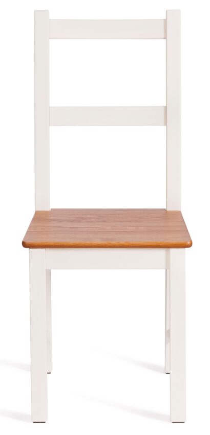 Стул Соната / Sonata chair массив сосны, 41х50х95 см, антик/белый — фото 6