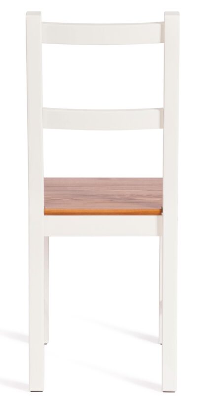 Стул Соната / Sonata chair массив сосны, 41х50х95 см, антик/белый — фото 3