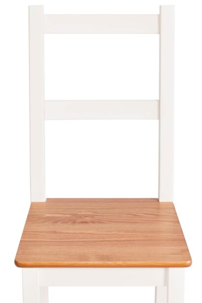 Стул Соната / Sonata chair массив сосны, 41х50х95 см, антик/белый — фото 7