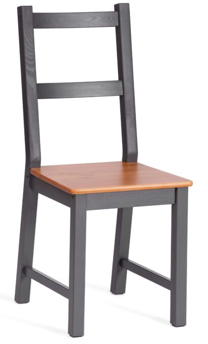 Стул Соната / Sonata chair массив сосны, 41х50х95 см, антик /графит — фото 1
