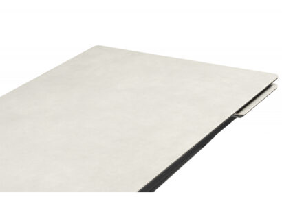 Керамический стол Мэриан 120(180)х80 carmen light grey / черный — фото 3