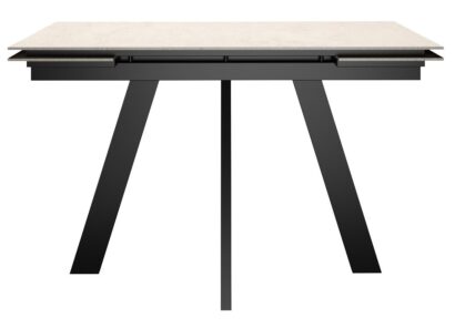 Стол DikLine DM110M Хромикс белый/опоры черные — фото 10