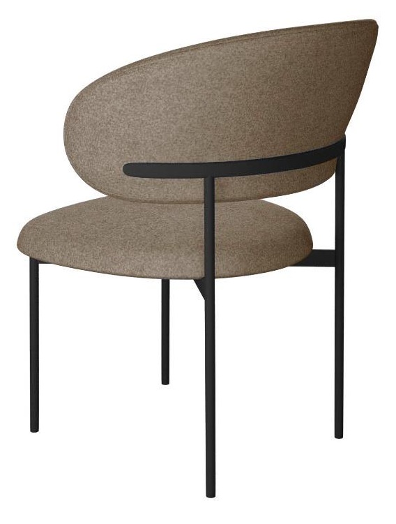 Стул DikLine 201 NS05 CAPPUCCINO, ножки черные