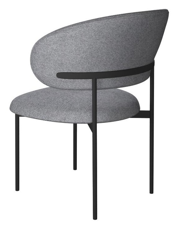 Стул DikLine 201 NS10 GREY, ножки черные