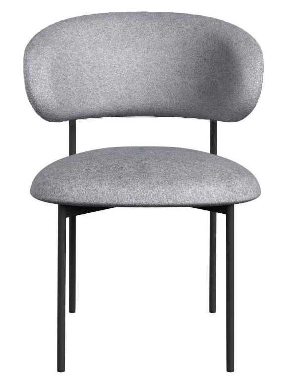 Стул DikLine 201 NS10 GREY, ножки черные