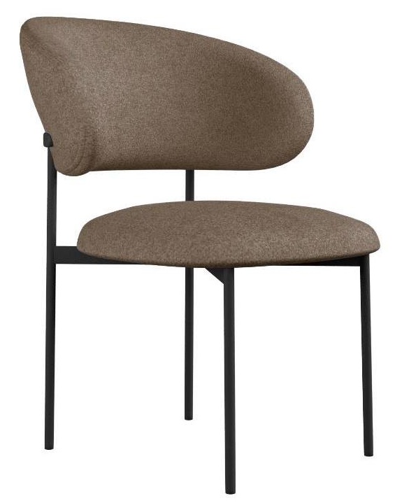 Стул DikLine 201 NS05 CAPPUCCINO, ножки черные