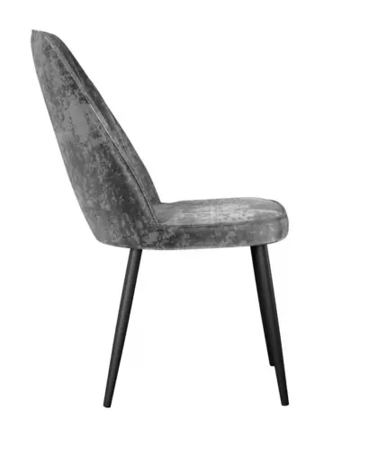 Стул DikLine 327 поворотный M13 светло-серый, ножки черные — фото 8