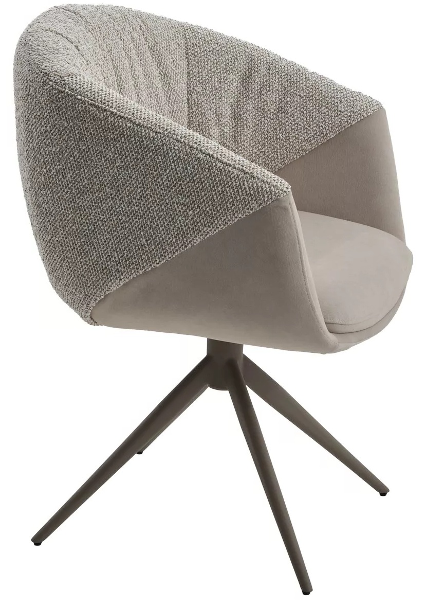 Стул ГИССЕН (GISSEN) 360 град., цвет ЛАТТЕ RIELY-111 / V885-3, ткань / ЛАТТЕ, ®DISAUR