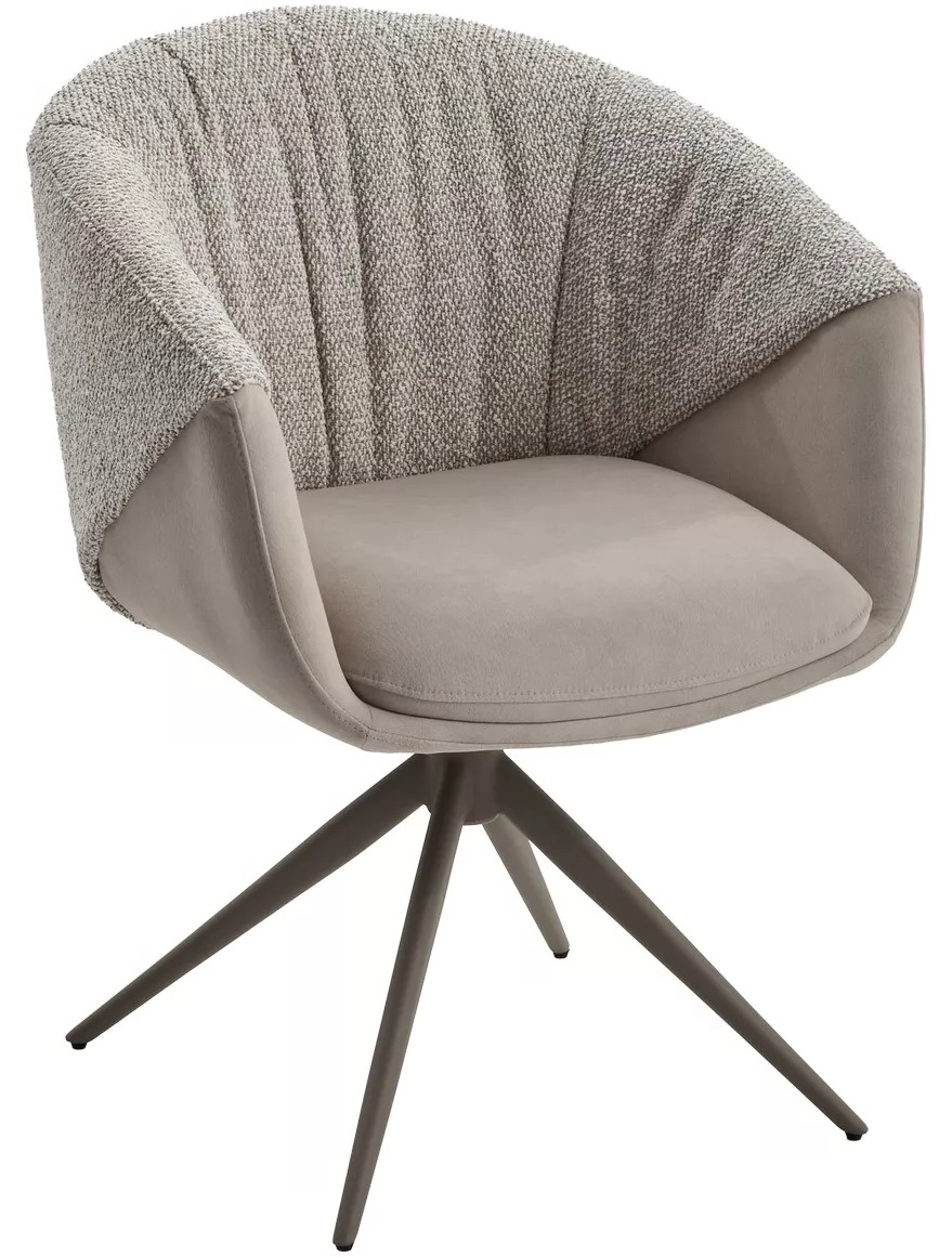 Стул ГИССЕН (GISSEN) 360 град., цвет ЛАТТЕ RIELY-111 / V885-3, ткань / ЛАТТЕ, ®DISAUR