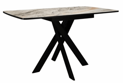 Стол DikLine DKB110, Керамика Venetian Brown Light глянец, опоры черные — фото 5
