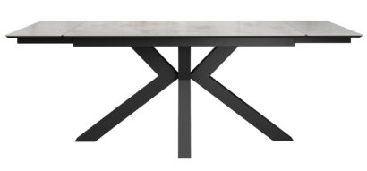 Стол DikLine SFE160 Керамика Italian Grey (глянец серый)/подстолье черное/опоры черные (2 уп.) — фото 10