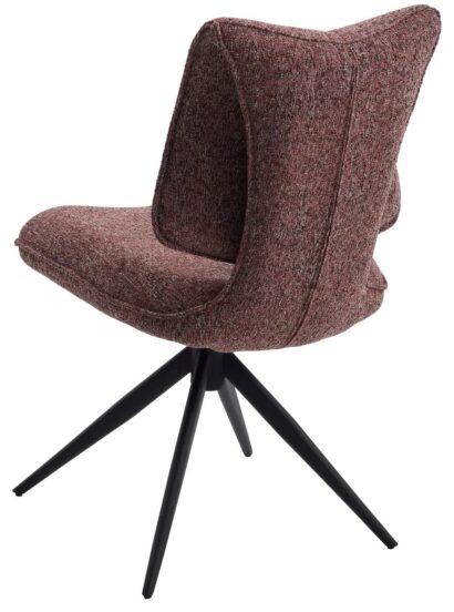 Стул ДЕЛИ (DELI) 360 град, цвет БРУСНИЧНЫЙ H300126-9 , ткань / ЧЕРНЫЙ каркас, ®DISAUR — фото 5