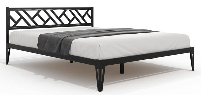 Кровать КМД 47 АЙРИС 1600, черный