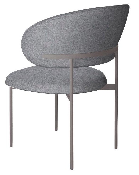 Стул DikLine 201 NS10 GREY, ножки капучино