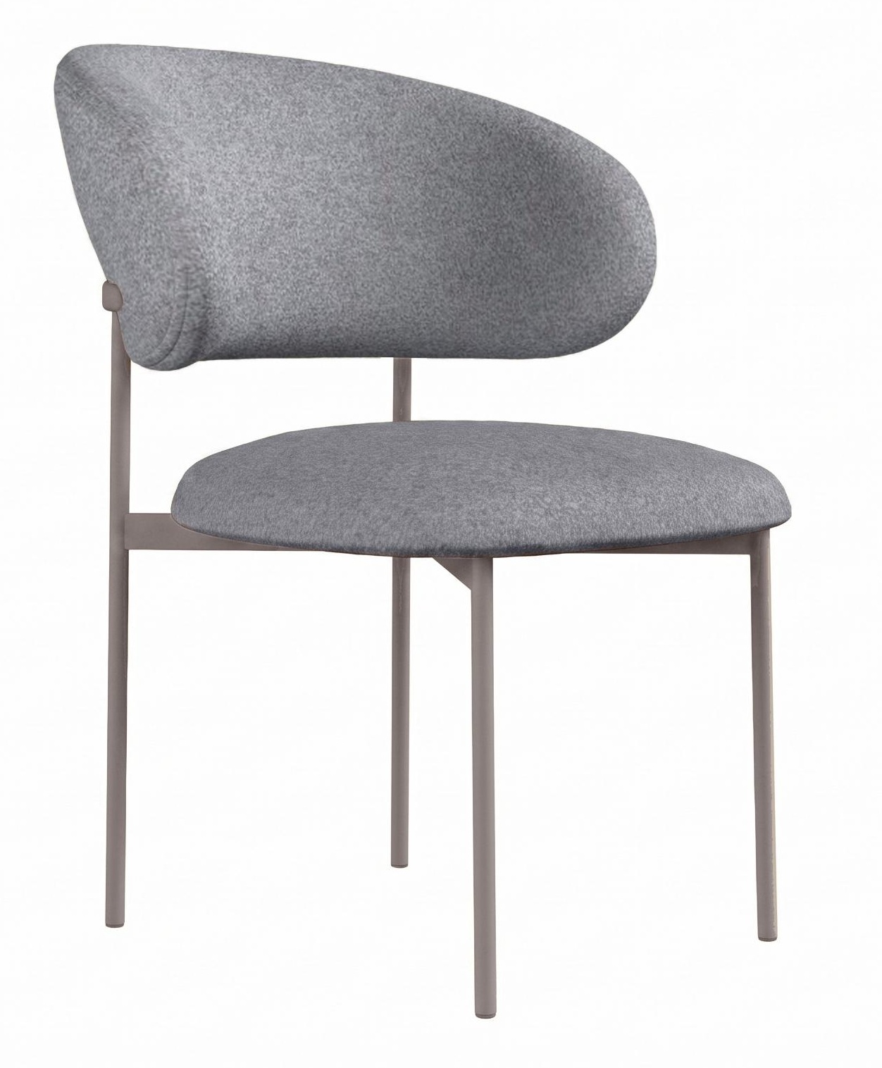 Стул DikLine 201 NS10 GREY, ножки капучино