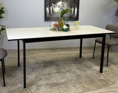 Стол Kenner LK1400, черный/керамика CARMEN LIGHT GRAY 170156 — фото 12